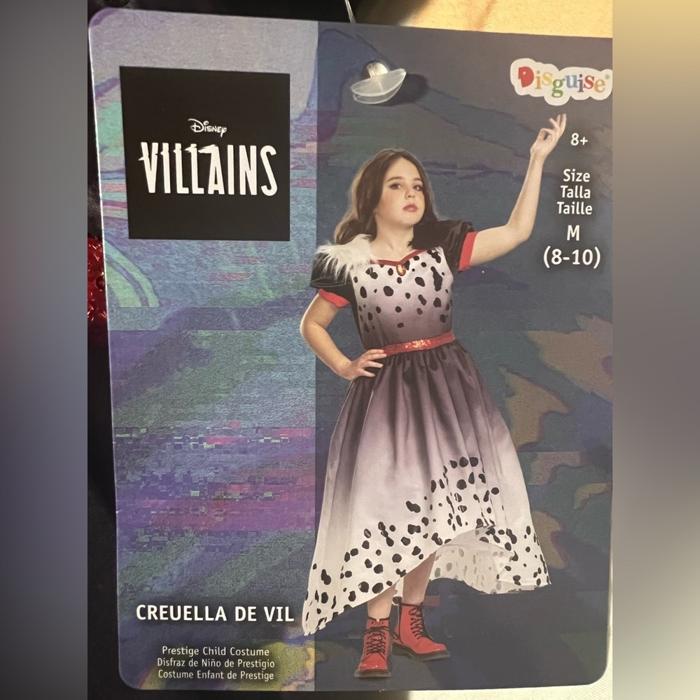 Brand New Disney Villains costume For Kid M 8-10